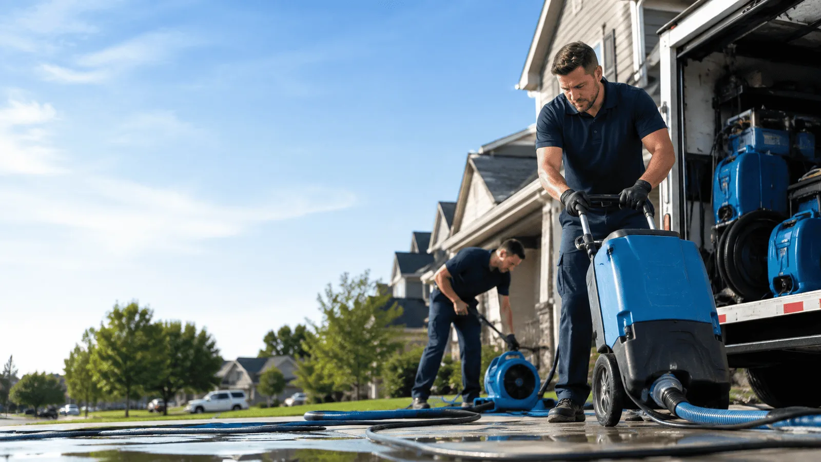 Dehumidification being performed in Catalina Foothills, AZ